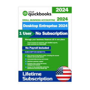 QuickBooks Desktop Enterprise 2024 1 User
